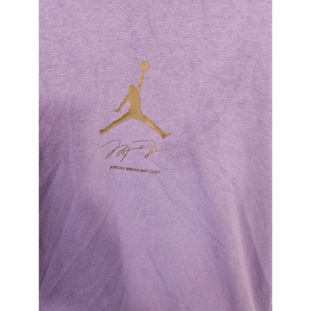 NIKE JORDAN 23 ALPHA MEN'S DRI FIT HOODIE LONG SLEEVE‎ SWEATER LARGE PURPLE K031